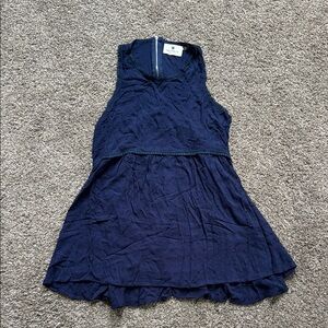 Betseys Boutique Shop Women’s Medium Navy Babydoll Tank NWOT